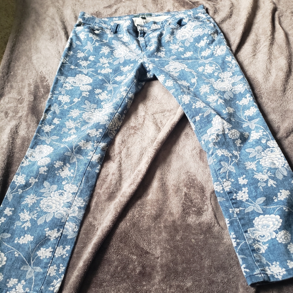 Lauren Ralph Lauren Floral Jeans